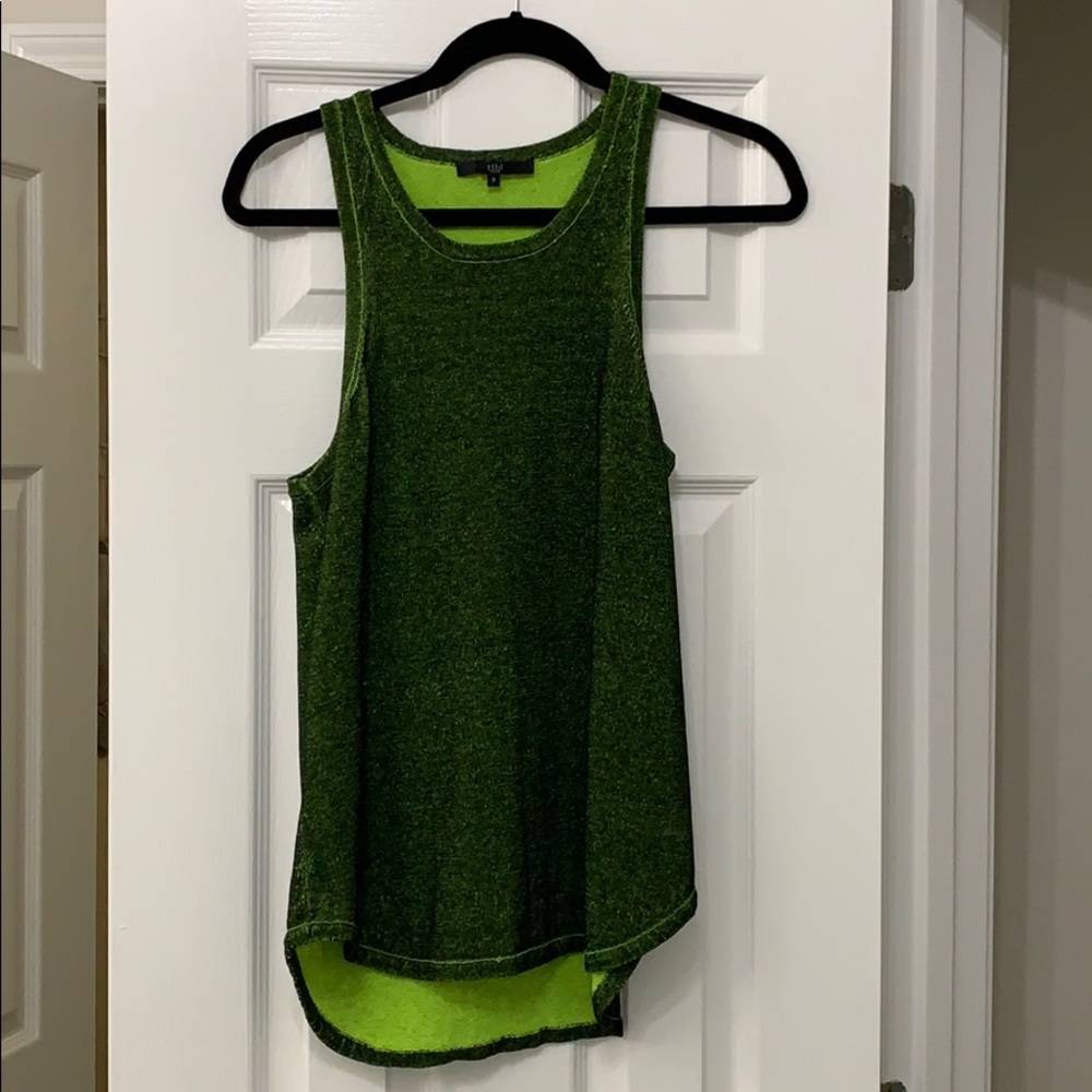Tibi Green Sweater Tank